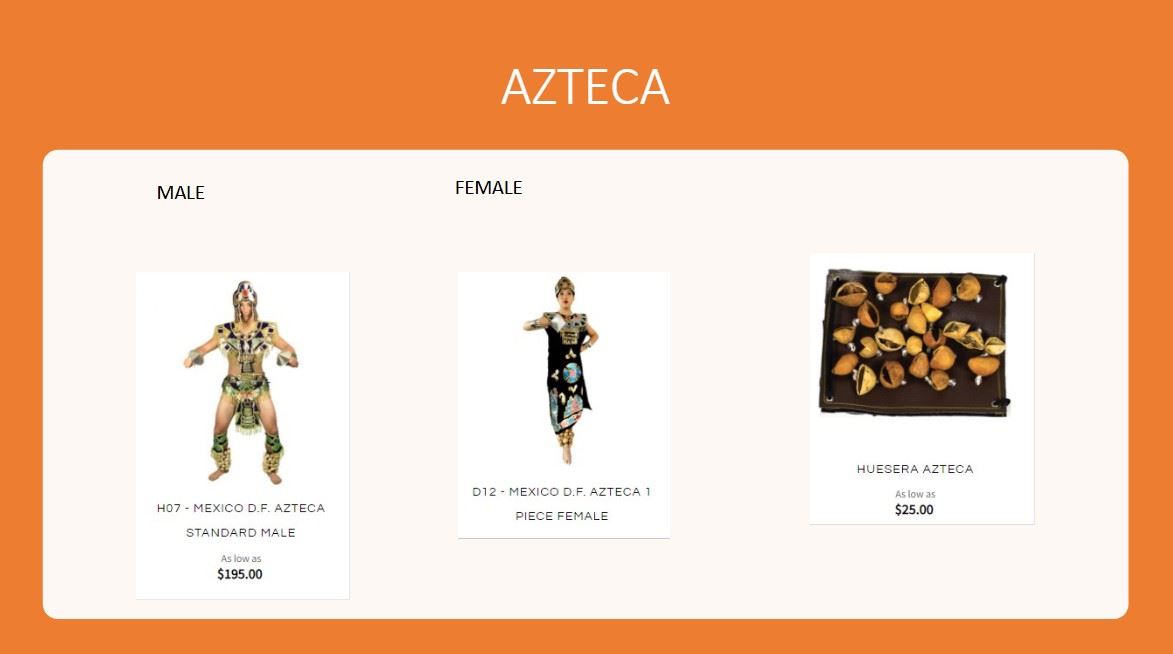 AZTECA Wardrobe 2